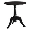 thumbnail image 1 of Riverbay Furniture Round Transitional Plastic Accent Table in Black, 1 of 7