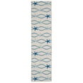 thumbnail image 1 of Riverbay Furniture Transitional Washable Polyester 2'x8' Rug in Ivory, 1 of 6