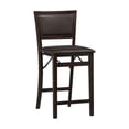 thumbnail image 1 of Riverbay Furniture Wood 24" Pad Back Folding Counter Stool in Chocolate, 1 of 7