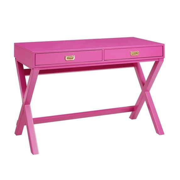 Riverbay Furniture Raspberry Pink Writing Desk Rectangular