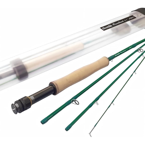 Riverbend Series Fly Rod IM8 Graphite Blank 0/1/2/3/4/5/6/7/8 wt Rods, 6/7/8/9/10ft Lightweight Fly Fishing Rod Medium Fast Action (7'3'' LW2/3)