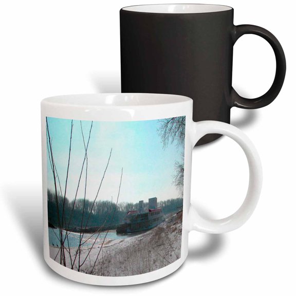 3drose, Riverboat, 11oz Magic Transforming Mug