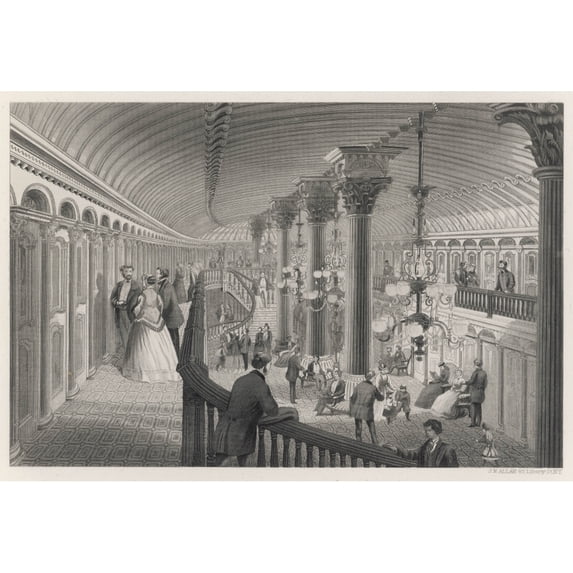 Riverboat Interior Poster Print By Mary Evans Picture Library (36 X 24)