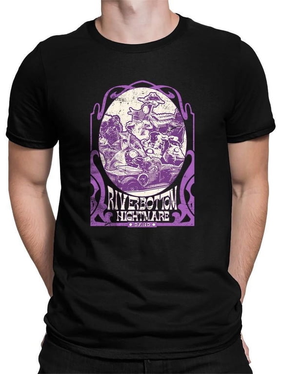 Riverbottom Rock Band Nightmare Retro Graphic T-shirt Men's