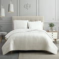 thumbnail image 1 of Riverbrook Home 3 Piece Quilt Set, King, Ivory, Moonstone, Polyfill, Adult, 1 of 10