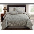thumbnail image 1 of Riverbrook Home Platinum Leaf 7-Piece Bedding Comforter Set, 1 of 2