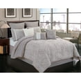 thumbnail image 1 of Riverbrook Home Winthrop Gray Jacquard 10 Pc King Comforter Set, Adult, 1 of 5