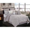 thumbnail image 1 of Riverbrook Home Winthrop Gray Jacquard 9 Pc Queen Comforter Set, Adult, 1 of 4