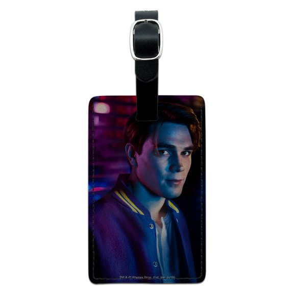 Riverdale Archie Character Rectangle Leather Luggage Card Suitcase Carry-On ID Tag