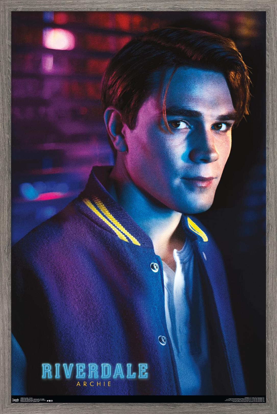Riverdale - Archie Wall Poster, 22.375" x 34", Framed