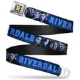 thumbnail image 1 of Riverdale Belt, Seatbelt Buckle Belt, Riverdale Character Group Pose Blues, 34 to 52 Inches, 1 of 9