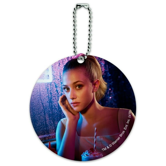 Riverdale Betty Character Round Luggage ID Tag Card Suitcase Carry-On