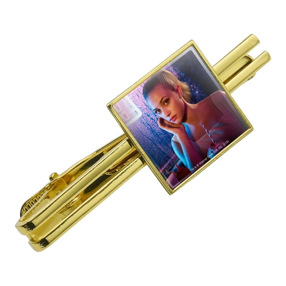 Riverdale Betty Character Square Tie Bar Clip Clasp Tack- Silver or Gold