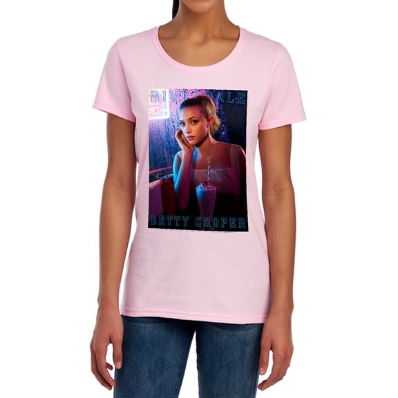 Riverdale Betty Cooper Women's T Shirt, Pink, X-Large