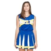 FIESTAS GUIRCA Déguisement Riverdale Cheerleader Pour Femme – Blue/Turquoise/Ciel/Marine – Carnaval Et Soirées Costumées