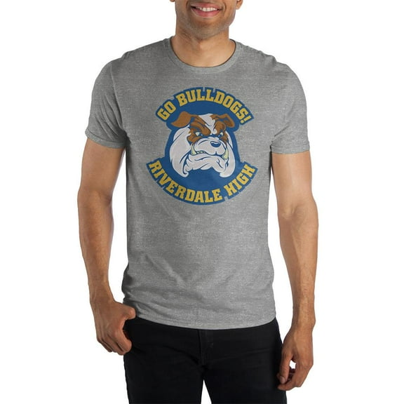 Riverdale Go Bulldogs Riverdale High Men's Athletic Heather T-shirt-3XL