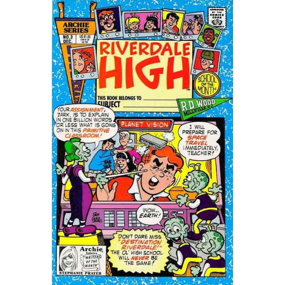 Riverdale High #3 VF ; Archie Comic Book