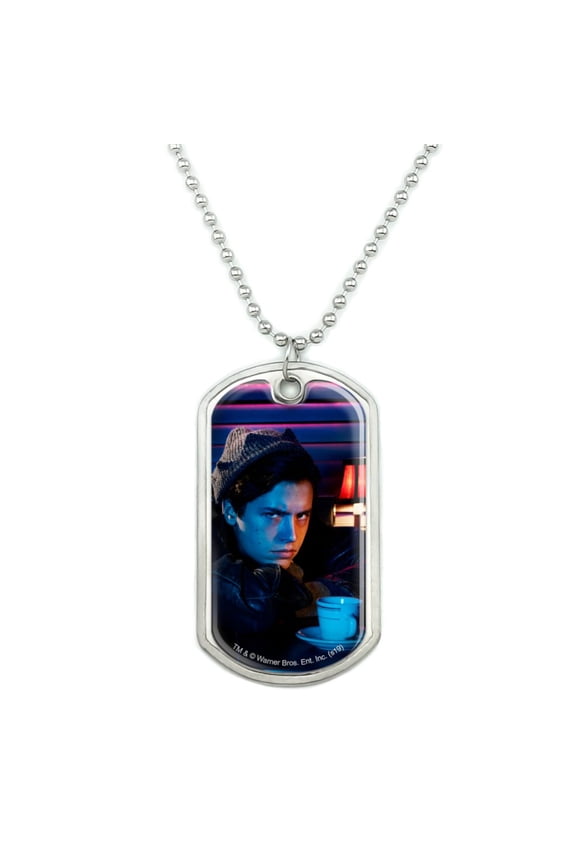 Riverdale Jughead Character Military Dog Tag Pendant Necklace with Chain