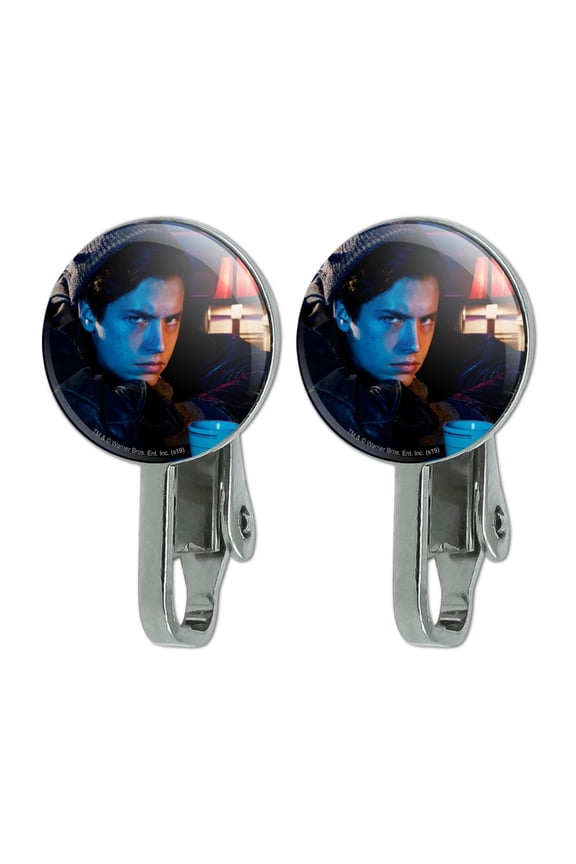 Riverdale Jughead Character Novelty Clip-On Stud Earrings