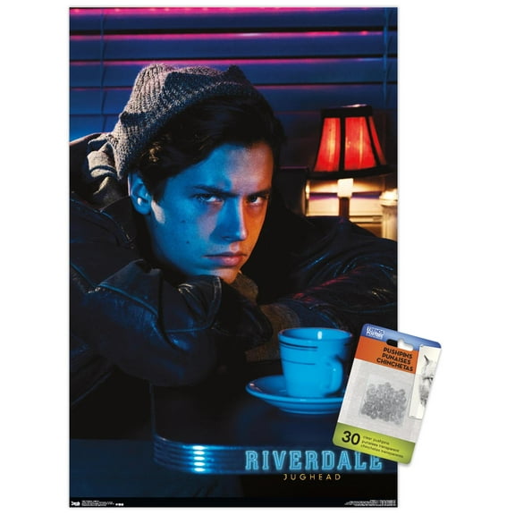 Riverdale - Jughead Wall Poster with Push Pins, 14.725" x 22.375"