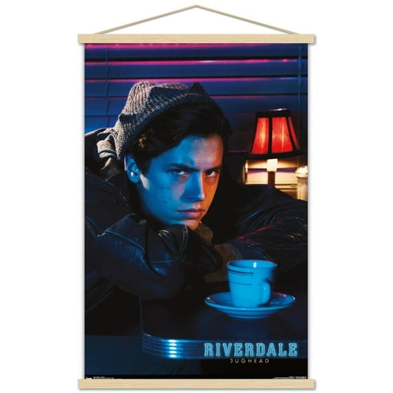 Riverdale - Jughead Wall Poster with Wooden Magnetic Frame, 22.375" x 34"