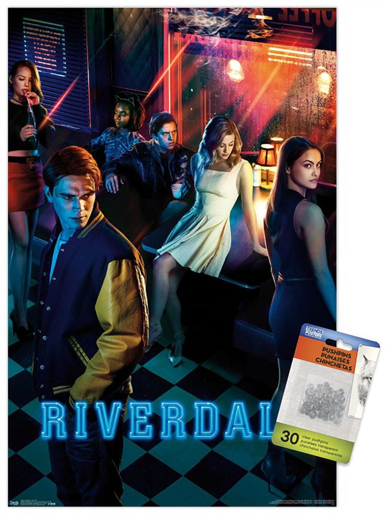 Riverdale - Key Art Wall Poster with Push Pins, 14.725" x 22.375"