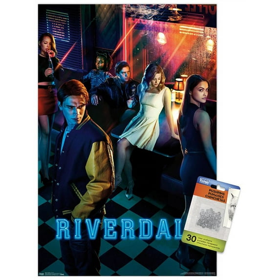 Riverdale - Key Art Wall Poster with Push Pins, 14.725" x 22.375"