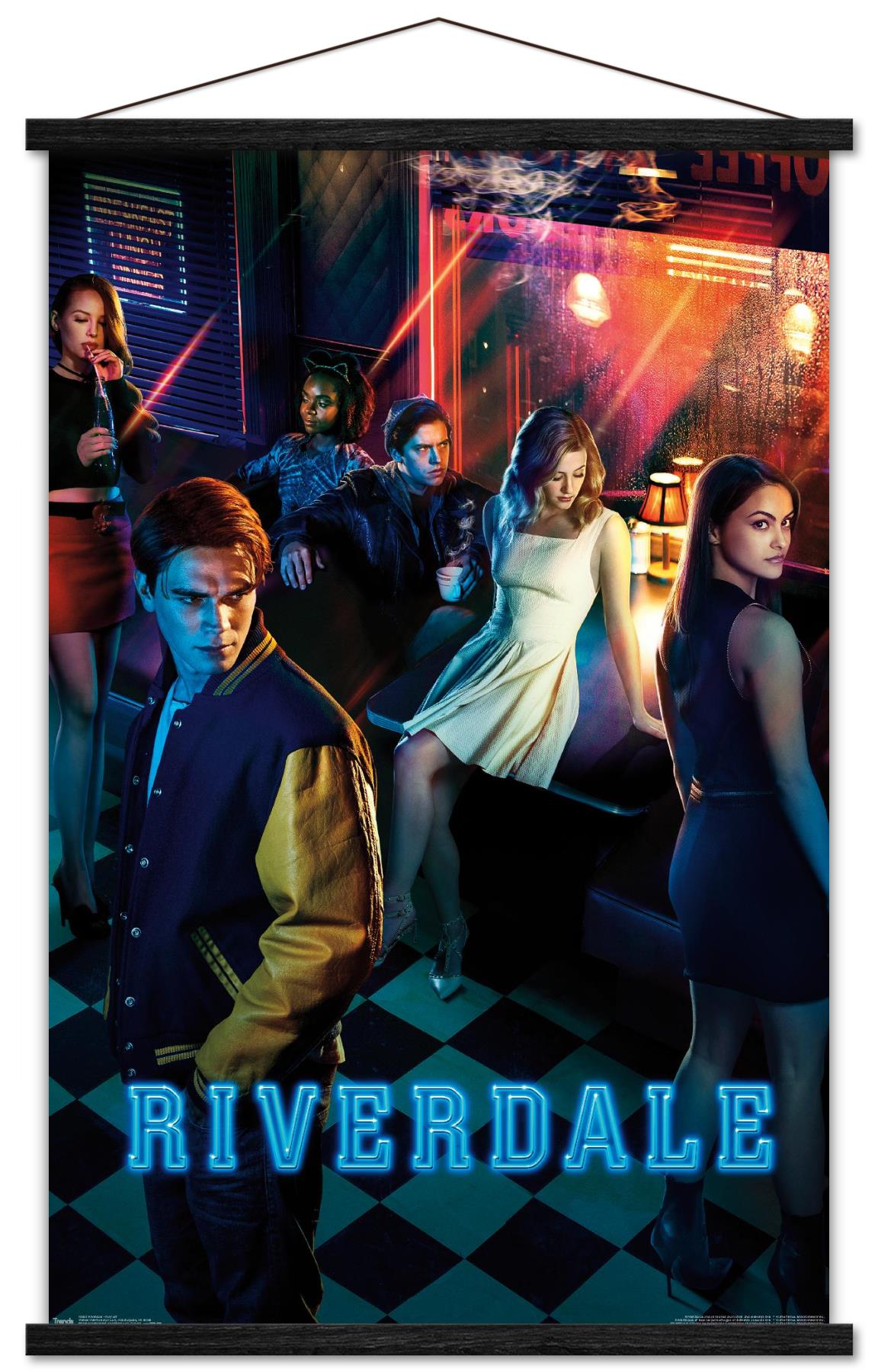 Riverdale - Key Art Wall Poster with Wooden Magnetic Frame, 22.375" x 34"