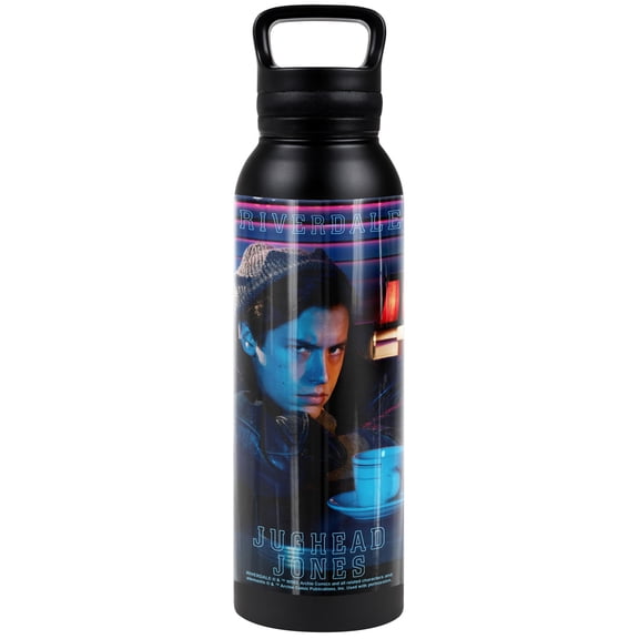 Riverdale Official Jughead Jones 24 oz Insulated Canteen Water Bottle, Leak Resistant, Vacuum Insulated Stainless Steel with Loop Cap