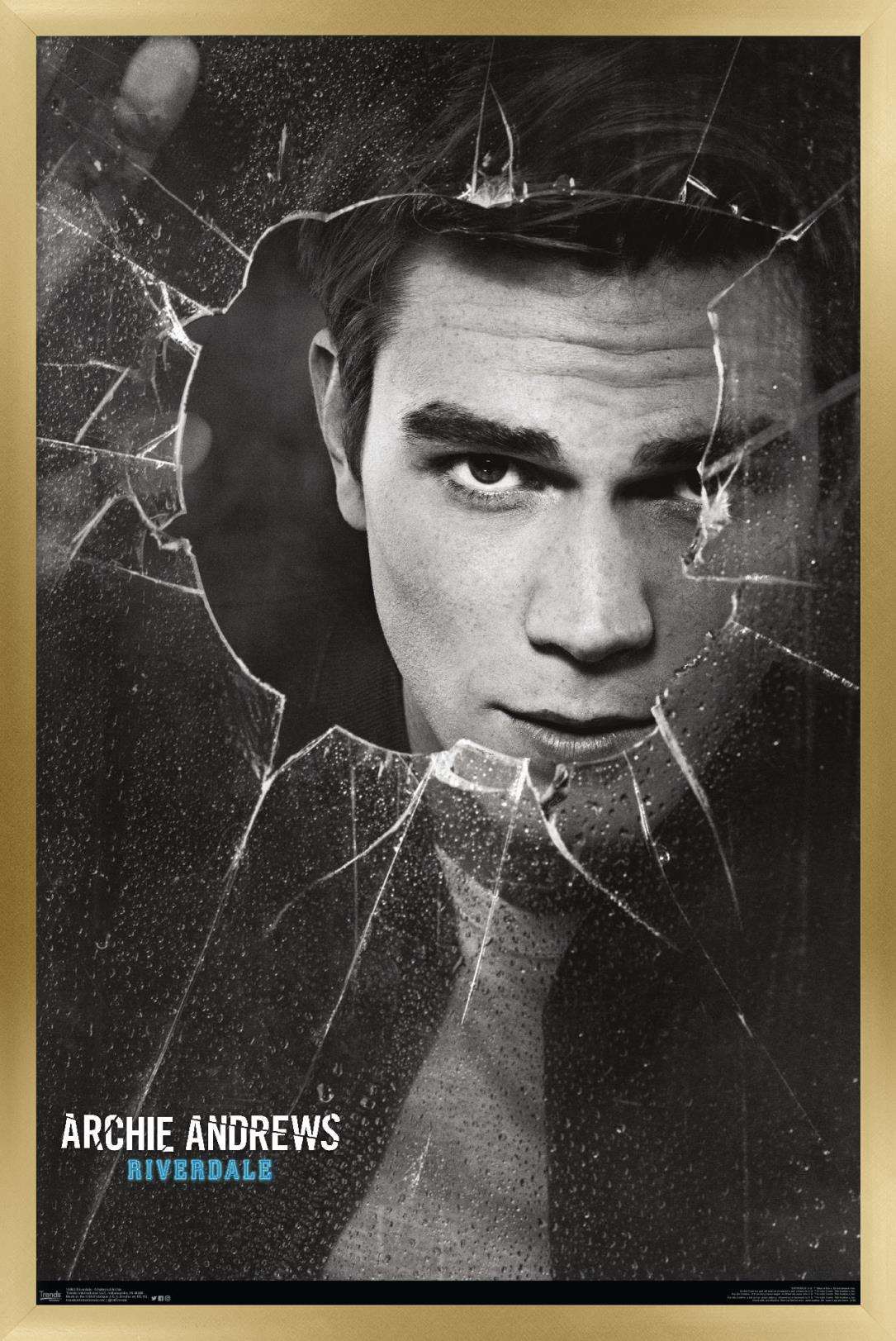 Riverdale - Shattered Archie Wall Poster, 14.725" x 22.375", Framed