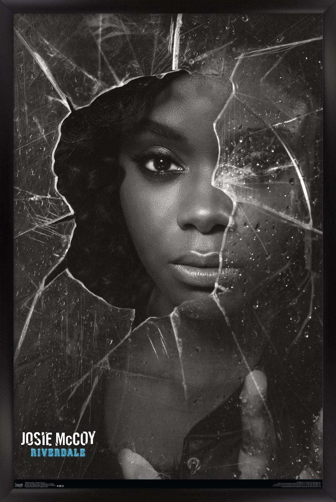 Riverdale - Shattered Josie Wall Poster, 14.725" x 22.375", Framed