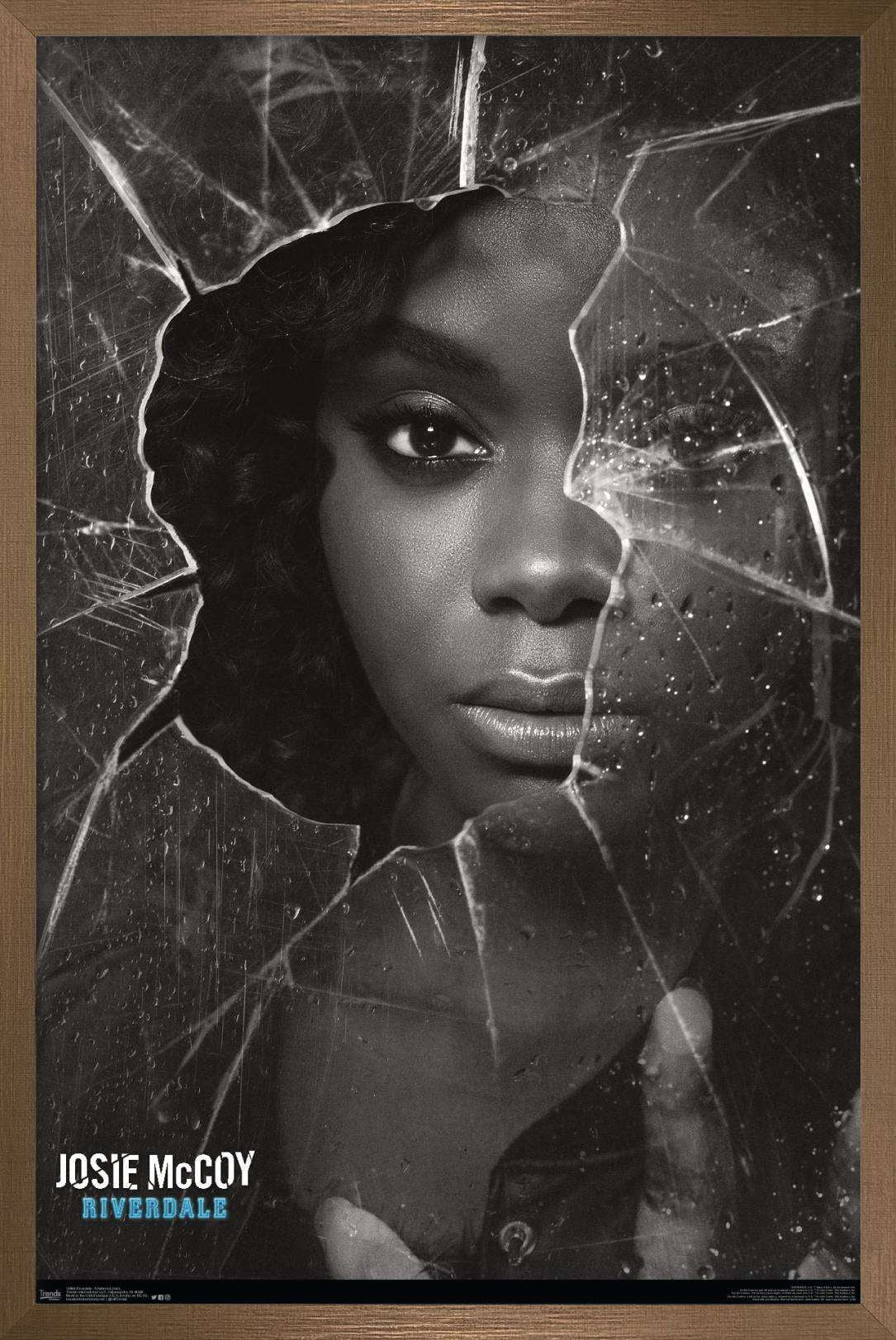Riverdale - Shattered Josie Wall Poster, 14.725" x 22.375", Framed