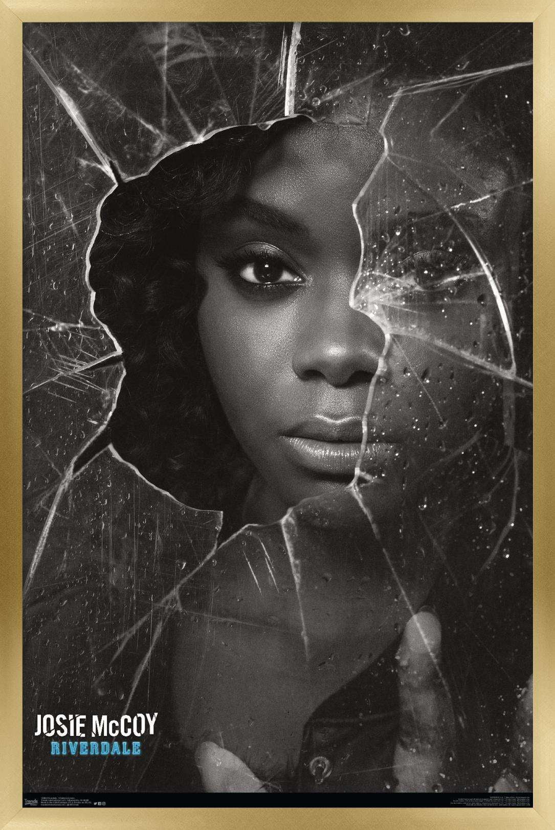 Riverdale - Shattered Josie Wall Poster, 22.375" x 34", Framed