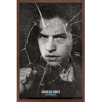 Riverdale - Shattered Jughead Wall Poster, 14.725" x 22.375", Framed