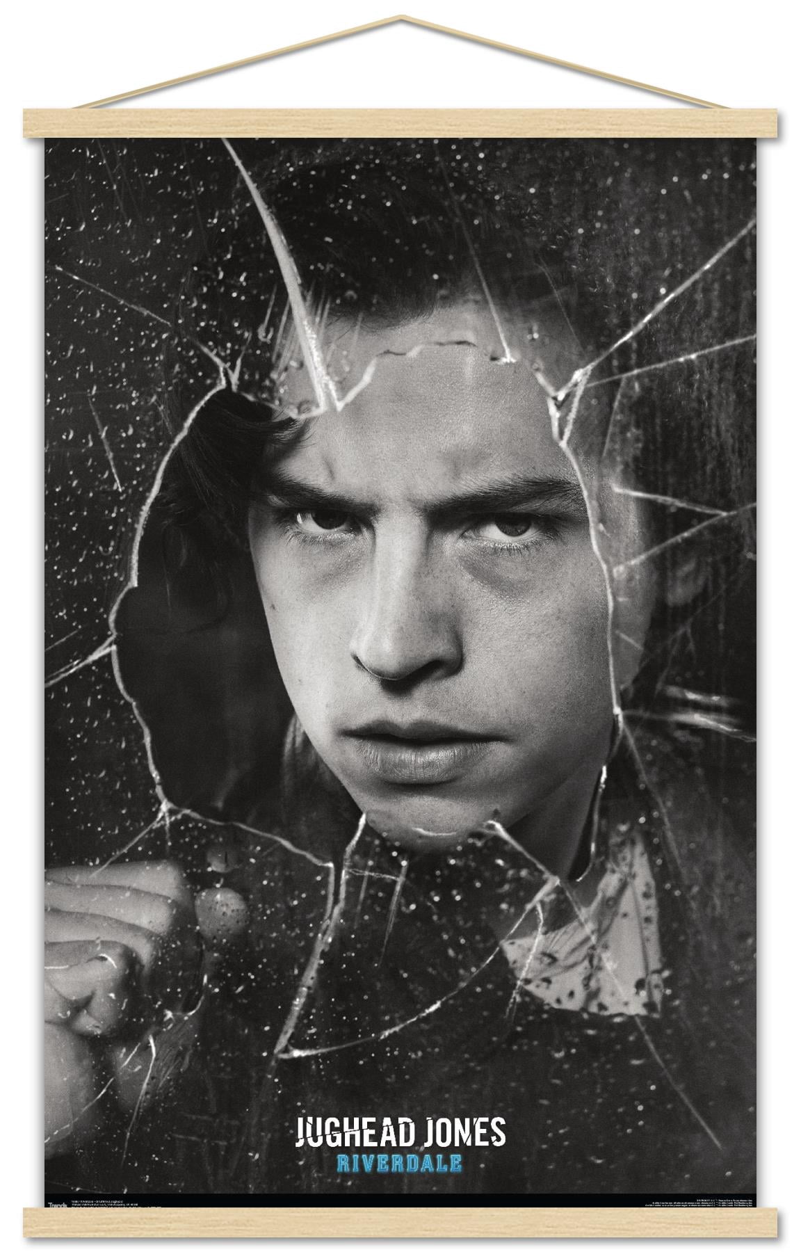 Riverdale - Shattered Jughead Wall Poster with Wooden Magnetic Frame, 22.375" x 34"