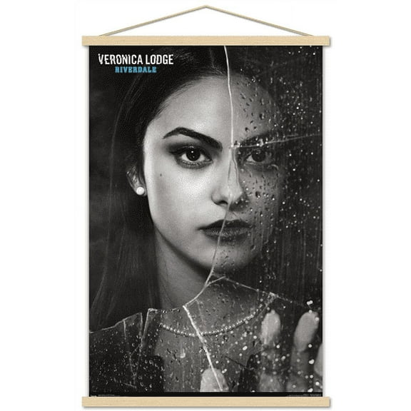 Riverdale - Shattered Veronica Wall Poster with Wooden Magnetic Frame, 22.375" x 34"