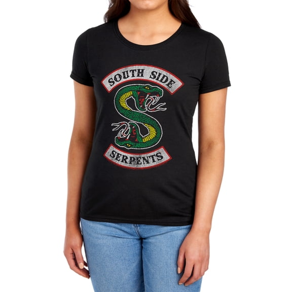 Riverdale South Side Serpent Women's T Shirt (2X-Large) Black
