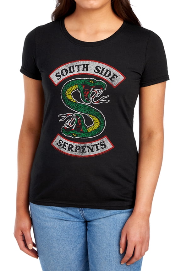 Riverdale South Side Serpent Women's T Shirt (Small) Black