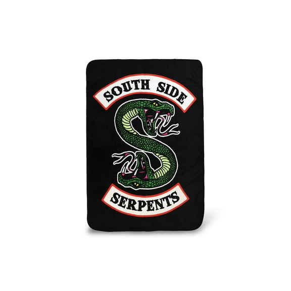 Riverdale Southside Serpents Fleece Throw Blanket | Measures 60 x 45 Inches