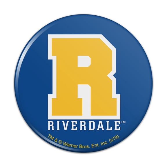 Riverdale Varsity Letter Kitchen Refrigerator Locker Button Magnet
