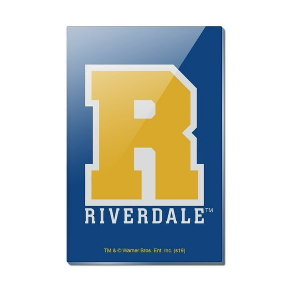 Riverdale Varsity Letter Rectangle Acrylic Fridge Refrigerator Magnet