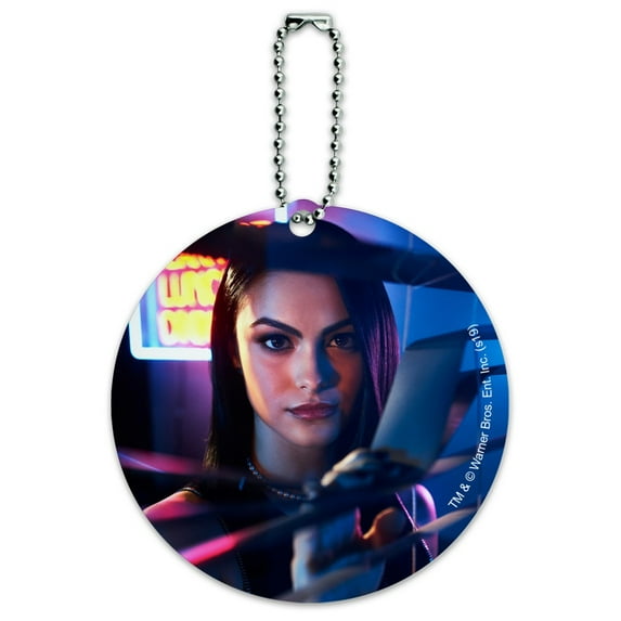 Riverdale Veronica Character Round Luggage ID Tag Card Suitcase Carry-On