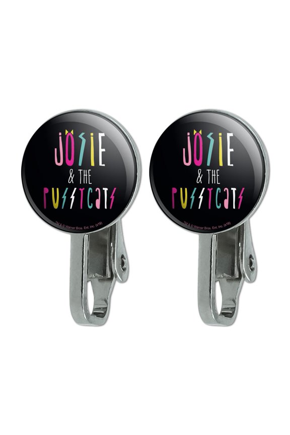 Riverdale's Josie & the Pussycats Novelty Clip-On Stud Earrings