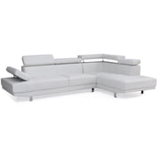 Riveredge G449-SC Sectional  Without Ottoman , WHITE