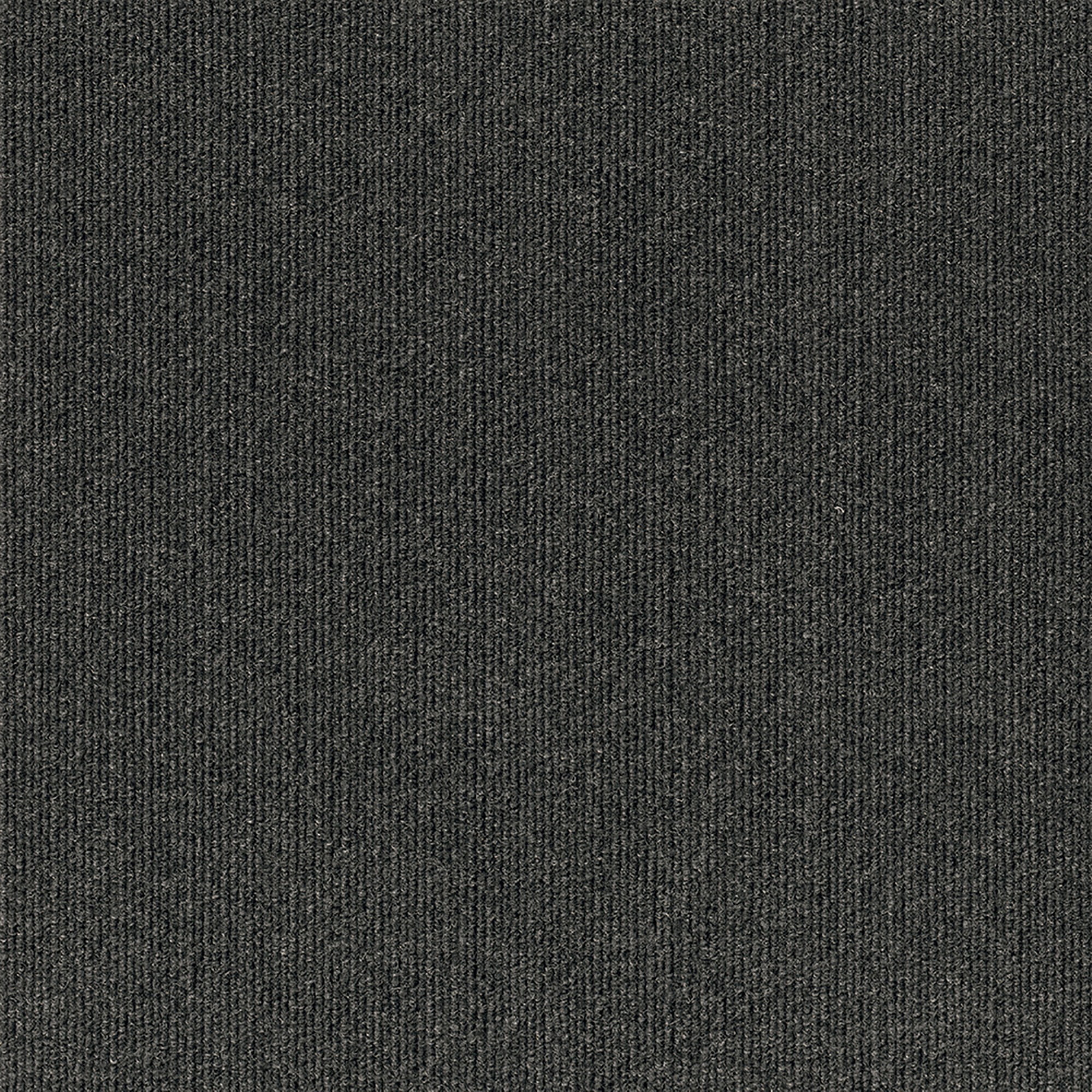 Black 18'' x 18'' Peel and Stick Polyester Carpet Tiles
