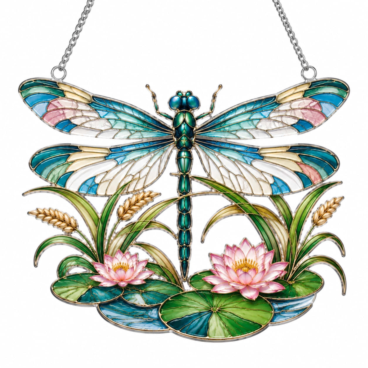 Rivergrass Steps Dragonfly Acrylic Suncatcher Ornament for Sunroom ...