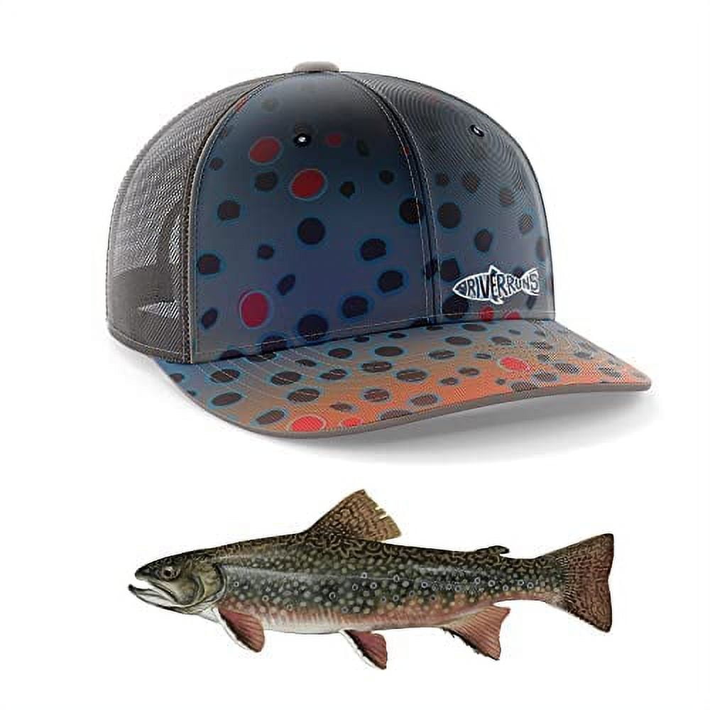 Riverruns Fishing Hats for Men Women Adjustable Trucker Baseball Caps for  Outdoor Fishing, Running, Hiking, Biking 