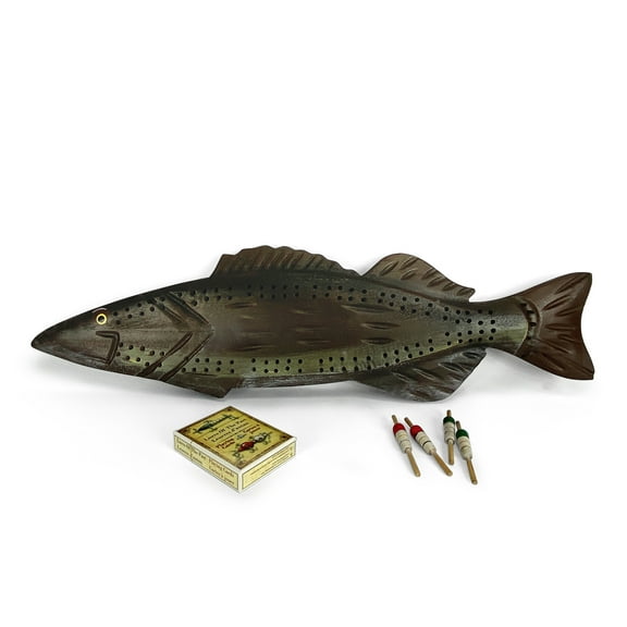Rivers Edge 712 Walleye Cribbage Set Cards - Fishing