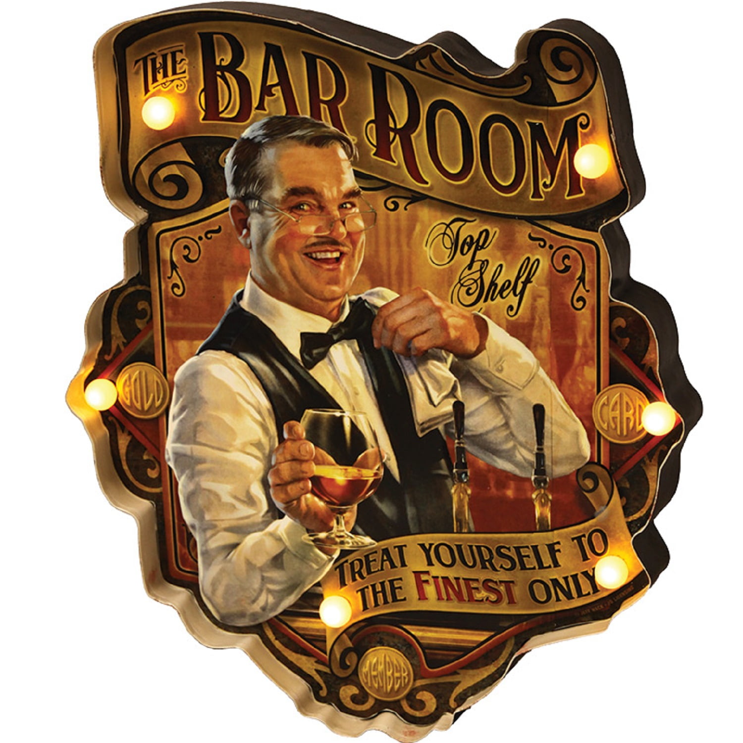 Rivers Edge Bar Room LED Bar Sign
