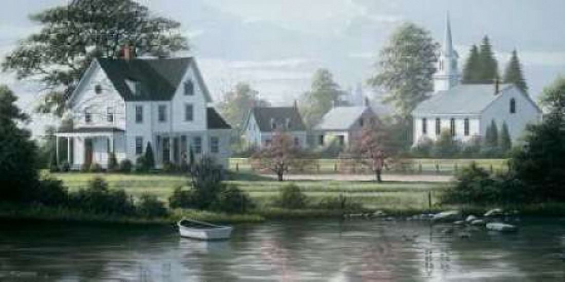 Rivers Edge Canvas Art - Bill Saunders (10 x 20)